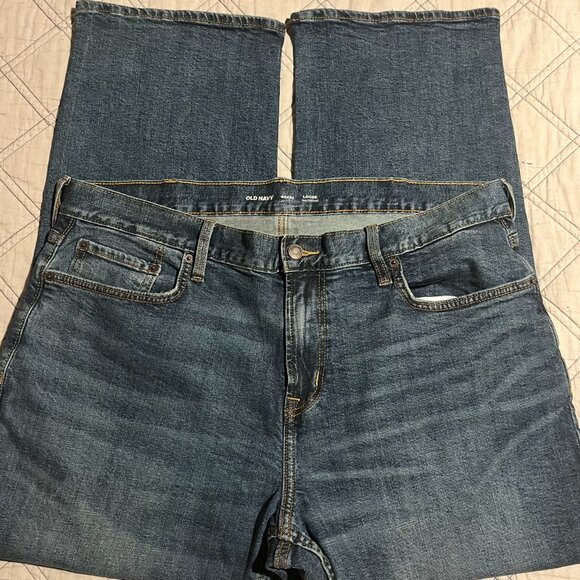 NWOT Old Navy Loose Built-In Flex Jeans – Medium Wash – Men's 40x30 - Picture 3 of 6